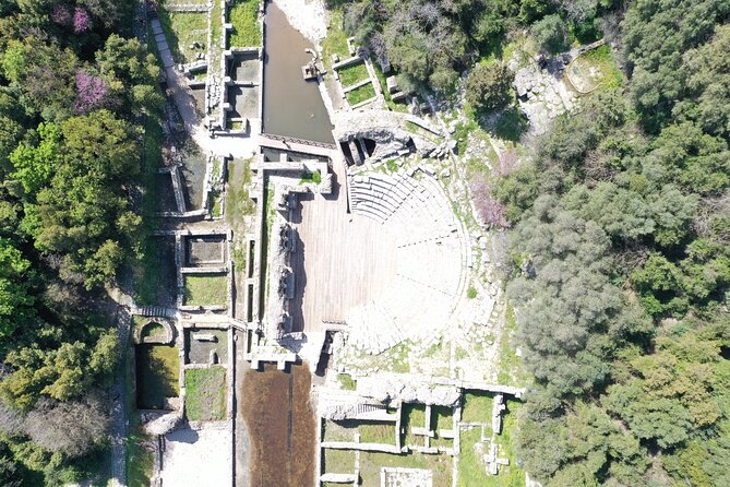 Full Day Tour: Butrint National Park, Ksamil, Blue Eye and Lekursi Castle - The Blue Eye’s dark center and bright water