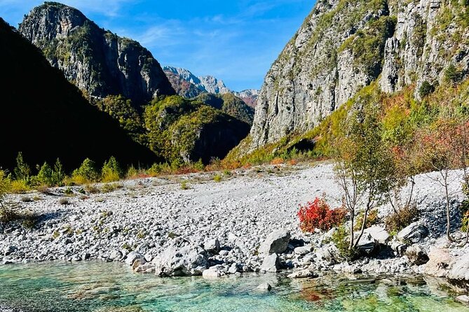 Full Day Tour to Albanian Alps Theth, Grunas Waterfall, Blue Eye - Nderlysaj and the natural baths