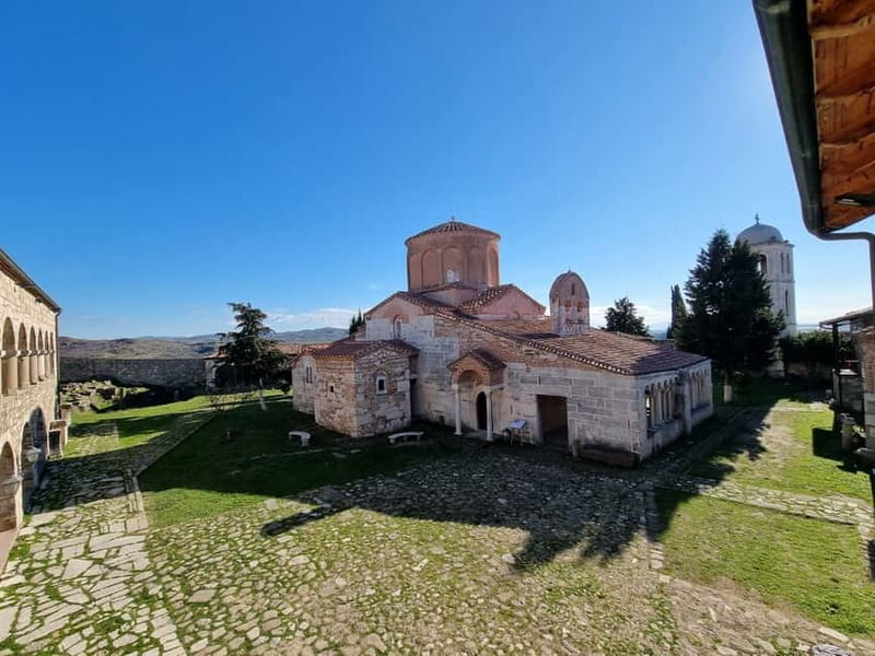 Full Day Trip to Durres, Apollonia and Ardenica Monastery - Apollonia’s ancient streets and open views