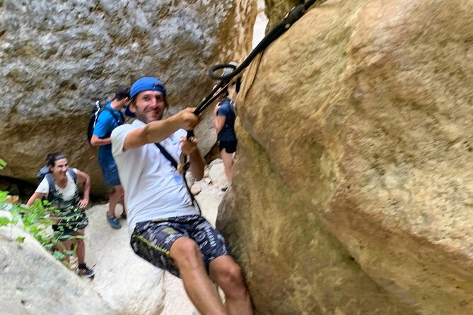 Gorge Walking & Rock Scramble The Canyon of Gjipe - One hour at Gjipe Beach