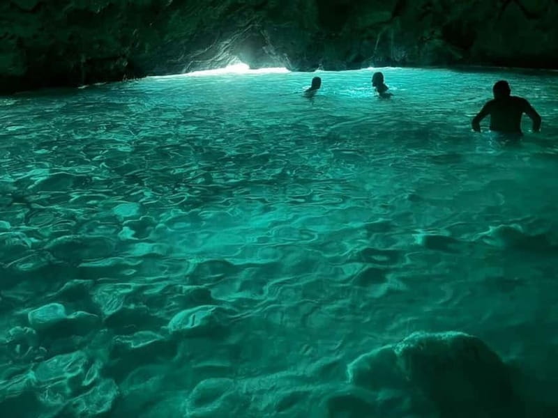 Grama Bay & Blue Cave: Snorkeling & Secret Beaches in Vlore - Dafina Bay and the blue light inside the cave