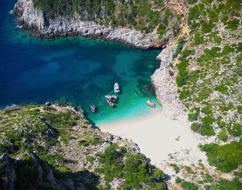 Grama Bay Speedboat Tour Vlore - Haxhi Ali Cave, the first major stop