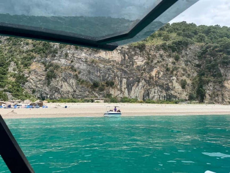 Group Tour 7 stops Saranda to Krorez Free Drink and Umbrella - Turtle Cave and Anchor Cave set the tone