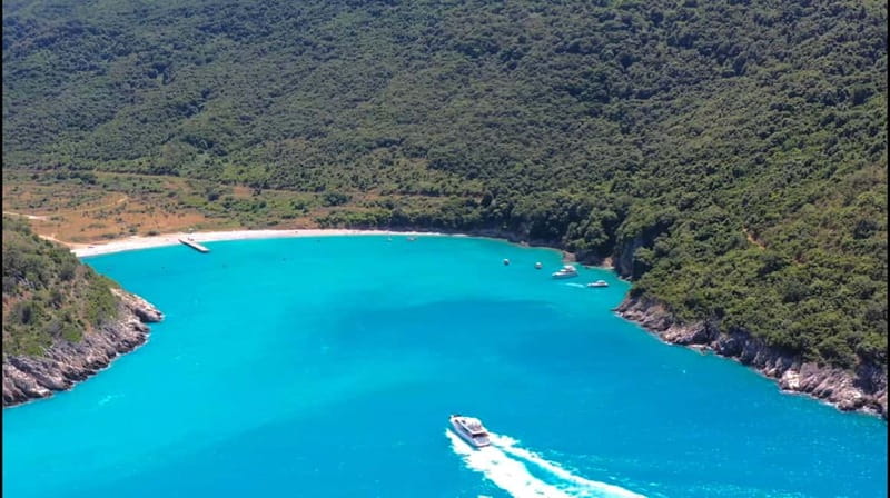 Group Tour 7 stops Saranda to Krorez Free Drink and Umbrella - Krorez Beach gives you two and a half hours to slow down