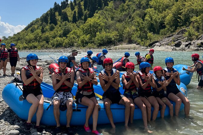 Guided Rafting Tour - Vjosa River National Park - Permet, Albania - Starting at the Përmet base camp