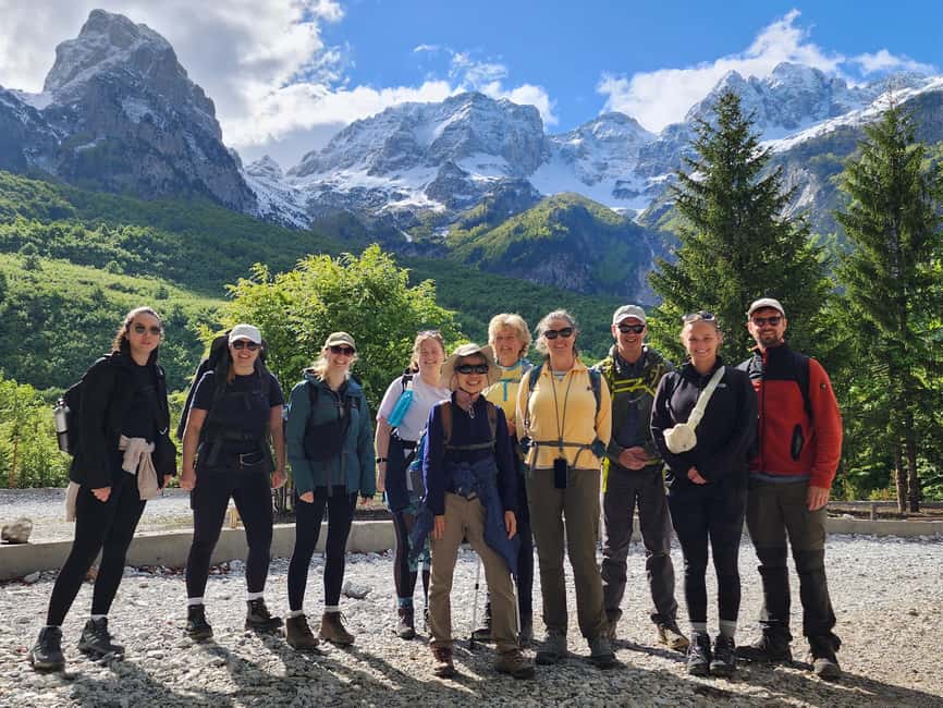 Hiking Tour of Valbona, Theth & Blue Eye, 3 Days from Tirana - The trip at a glance