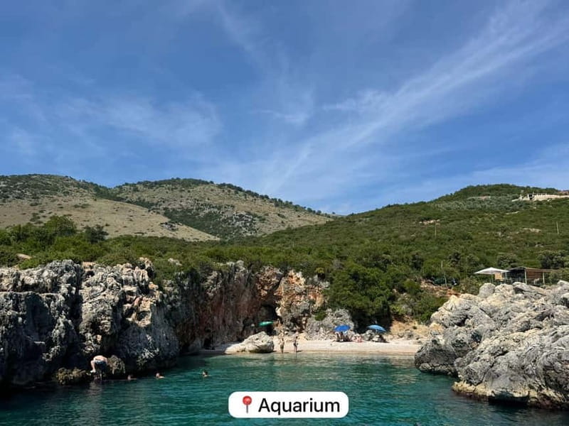 Himara: Hidden Beaches and Caves Small Group Boat Tour - Jale Beach brings the first guided sightseeing