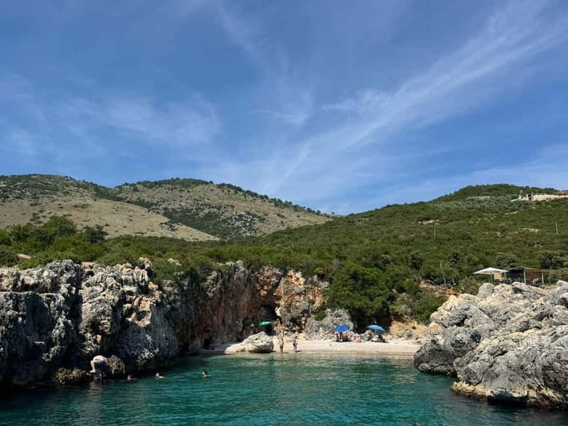 Himara: Hidden Beaches and Caves Small Group Boat Tour - Secret Cave and Pigeons Cave by boat