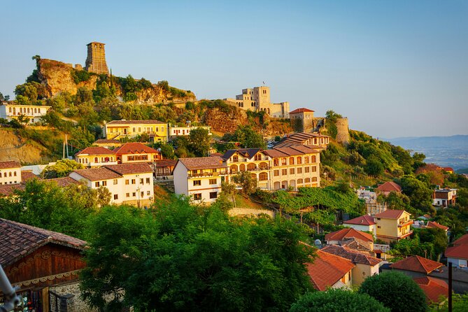 Kruja Castle, Museum & Bazaar Day Trip from Durres/Golem - The drive to Kruja and the first castle views