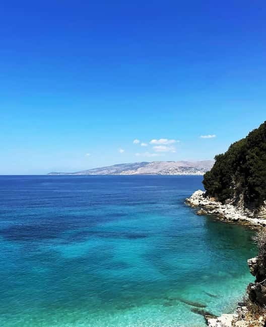 Ksamil Boat Tour To Pulebardha, Pigeon Cave & Snorkelling - Swimming near the monastery