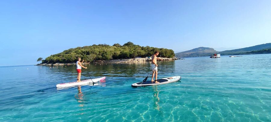 Ksamil islands: Stand-Up Paddle Tour (SUP Tour) - The first 10 minutes: safety, balance, and basic technique