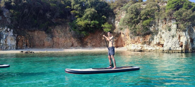 Ksamil islands: Stand-Up Paddle Tour (SUP Tour) - Around the Ksamil Islands for roughly 100 minutes