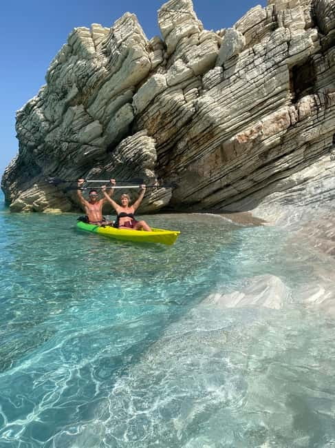 Lukova - Kroreza secret beaches and caves: Kayak & SUP Tour - Snorkeling in clear Albanian Riviera water