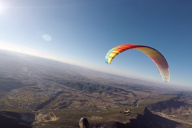 Paragliding Tandem Experience From Dajti Mountain - Using the free GoPro