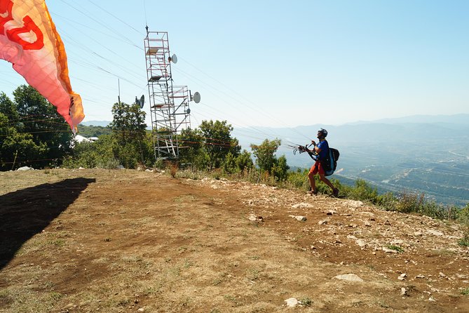 Paragliding Tandem Experience From Dajti Mountain - Landing and the return transfer