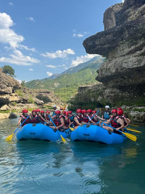 Permet: Kayak Experience - Vjosa River National Park Albania - Starting in Përmet with the right equipment