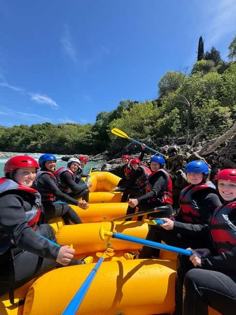 Permet: Vjosa River National Park Guided Rafting Tour - The second half, more paddle work and faster water