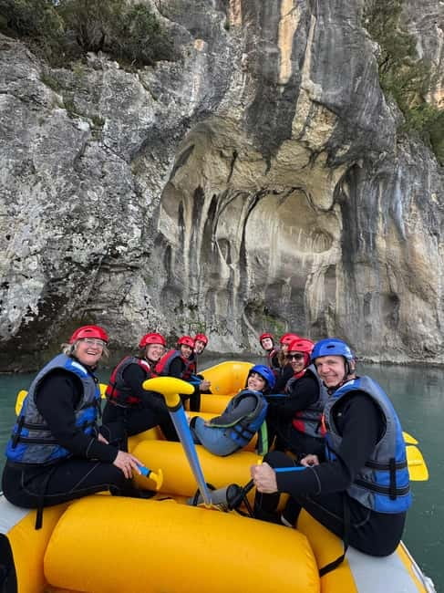 Permet: Vjosa River National Park Guided Rafting Tour - The calm finish and return to base camp