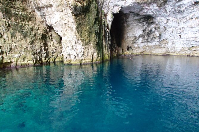 Private Full Day Boat Expedition to Grama Bay - Haxhi Ali Cave: a strong opening stop