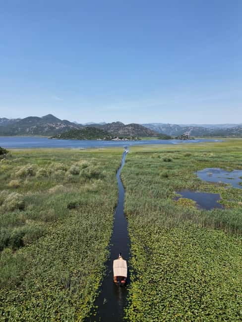 Private Skadar lake tour with guide, snacks and drinks - The narrow channel from Virpazar