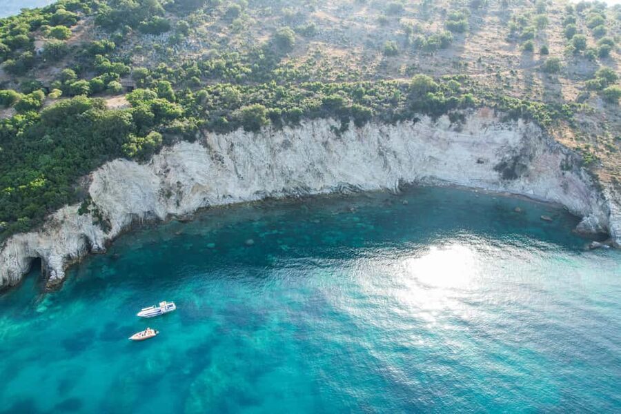 Saranda: Full-Day Boat Tour with Beach Stops & Swimming - The Cliff is for confident swimmers