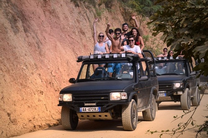 Saranda Jeep Safari 4x4 a Castle, Secret Beach and Blue Eye - Qeparo shows the old village side of the Riviera
