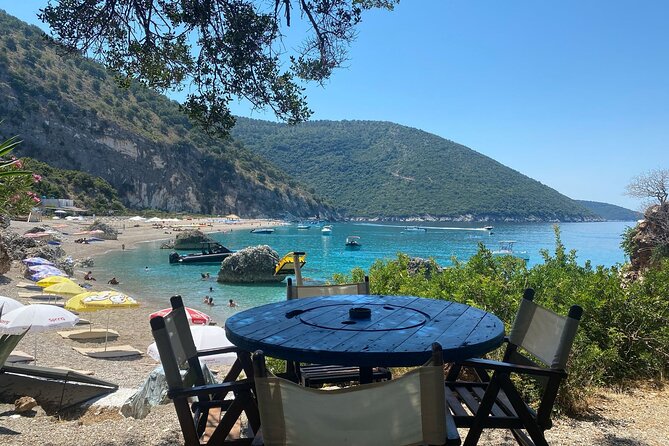 Saranda Sea Adventure: 6 Stops + Drink & Snorkel Fun - The boat ride and Captain Rezi