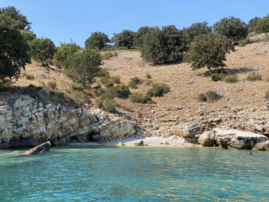Saranda: Sea Adventure with 7 Stops, Drinks, & Snorkel Fun - Soldier Bay and Rrojdhe Bay finish the route