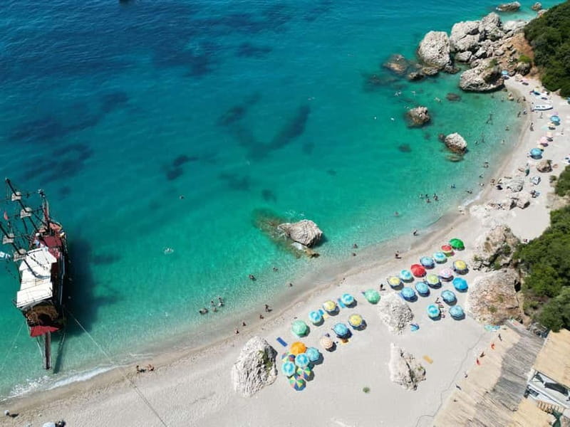 Saranda: Sea Adventure with 7 Stops, Drinks, & Snorkel Fun - Captain Kelvin and the feel on board