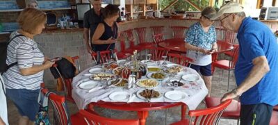 Wine and raki tasting, local products.