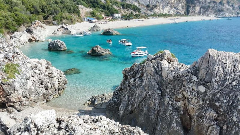 Sarandë: Boat Tour at Kroreza & Hidden Caves with Snorkeling - Kakome Beach: the most secluded-feeling bay