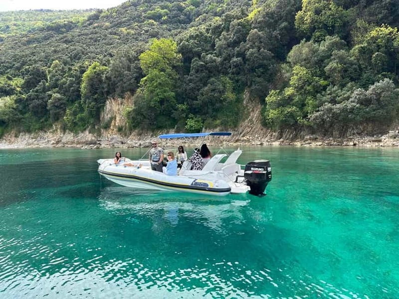 Sarande: Boat Tour to Krorez with Snorkle&Drinks&Swimming - Leaving Sarandë by speedboat