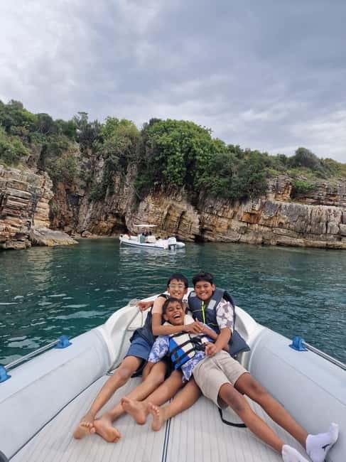Sarande: Boat Tour to Krorez with Snorkle&Drinks&Swimming - Soldier Bay and Roidhea Bay