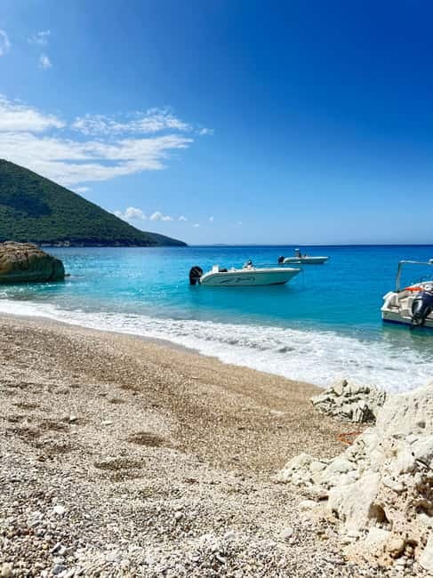 Sarandë: Boat Tour Turtle Cave Kakome & Krorez Snorkeling - Krorez Beach: the long stop