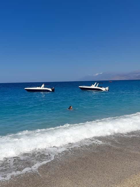 Sarande: Hidden Cave, Gremina, Kakome & Krorez Boat Tour - Krorez Beach is the main event