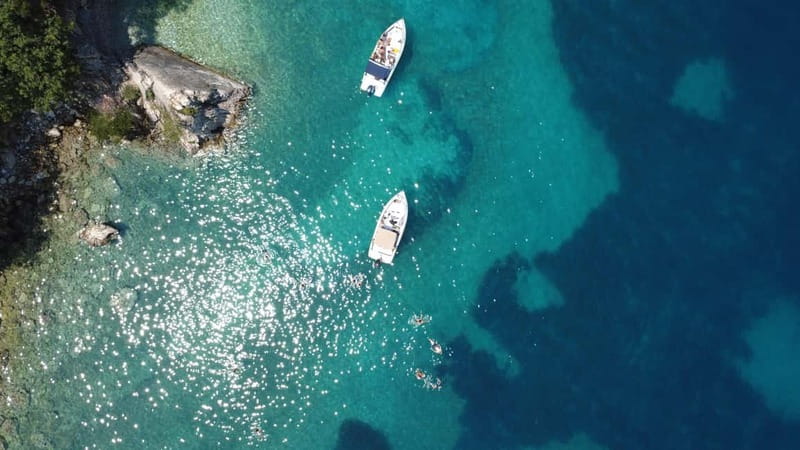 Sarande: Hidden Cave, Gremina, Kakome & Krorez Boat Tour - The small boat changes the feel of the day