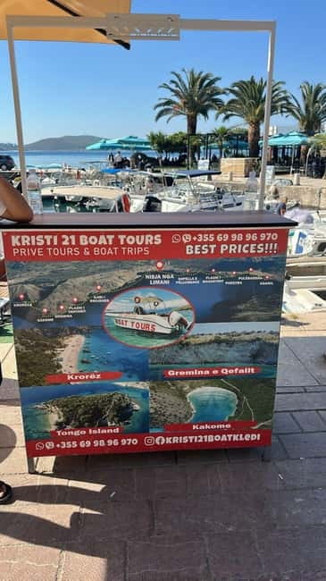 Sarandë:Krorez Boat Tour with Free Umbrella&Snorkelling mask - Timing, group size, and small practical details