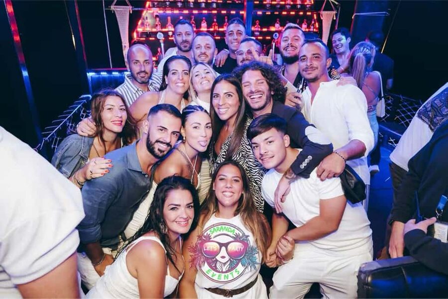 Sarande: Pub Crawl & Boat Party, 6 Shots, 1 Beer Club Entry - A rooftop beginning above Sarandë
