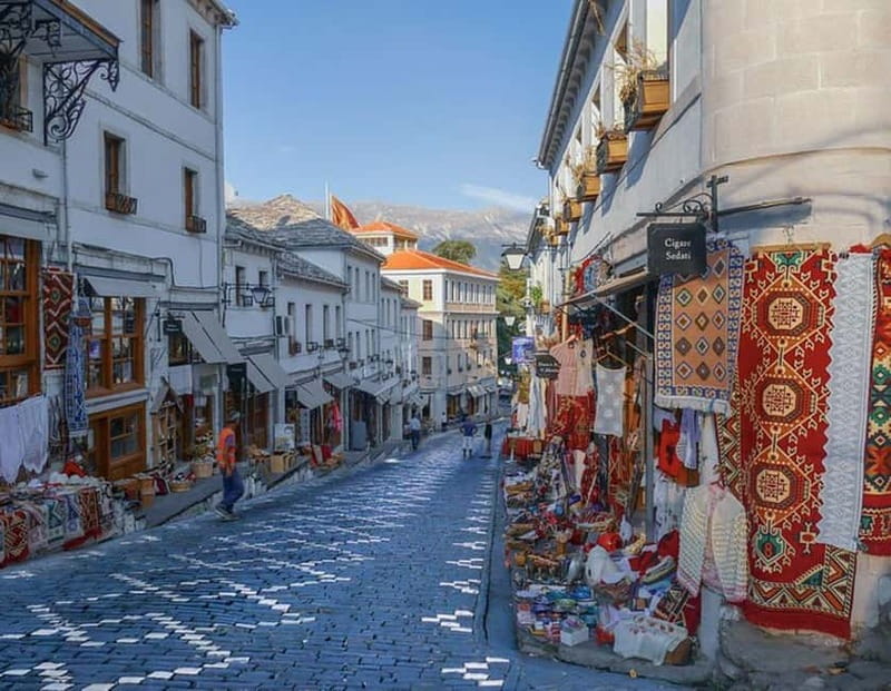 Sarandë: Tour Gjirokaster,Blue Eye & Lekursi Castle - Gjirokaster’s stone streets and Ottoman houses