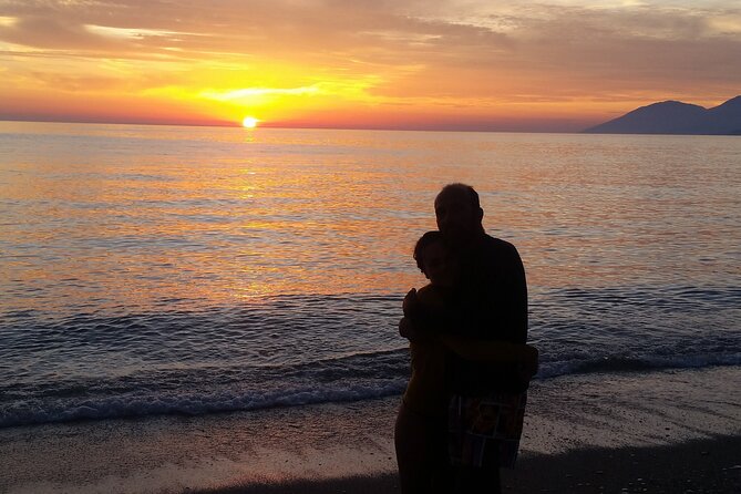 Sarandë Velvet Horizons: A Dreamlike Sunset Cruise - Leaving Sarandë as the evening begins