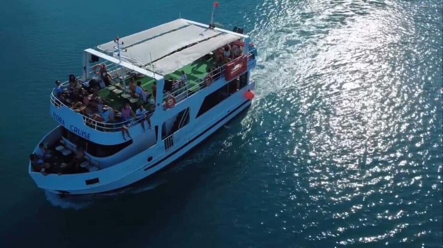 Sazan&Karaburun Cruise–A Daily Tour from Vlorë/Tiranë/Durrës - Admiral Beach brings the first proper swim