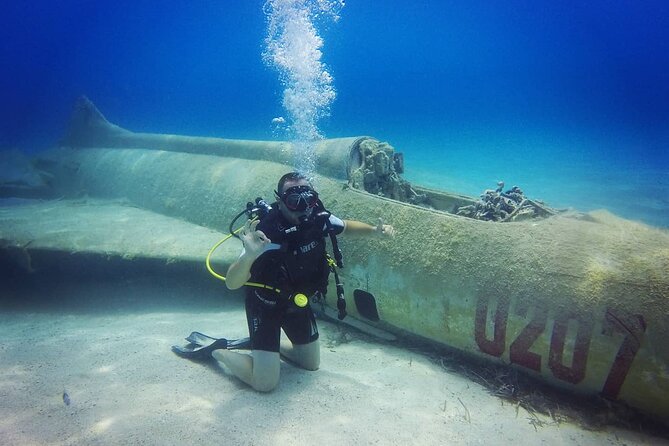 Scuba Diving in MIG-21 wreck - Meeting the Albania Adventure team at Drymades Beach