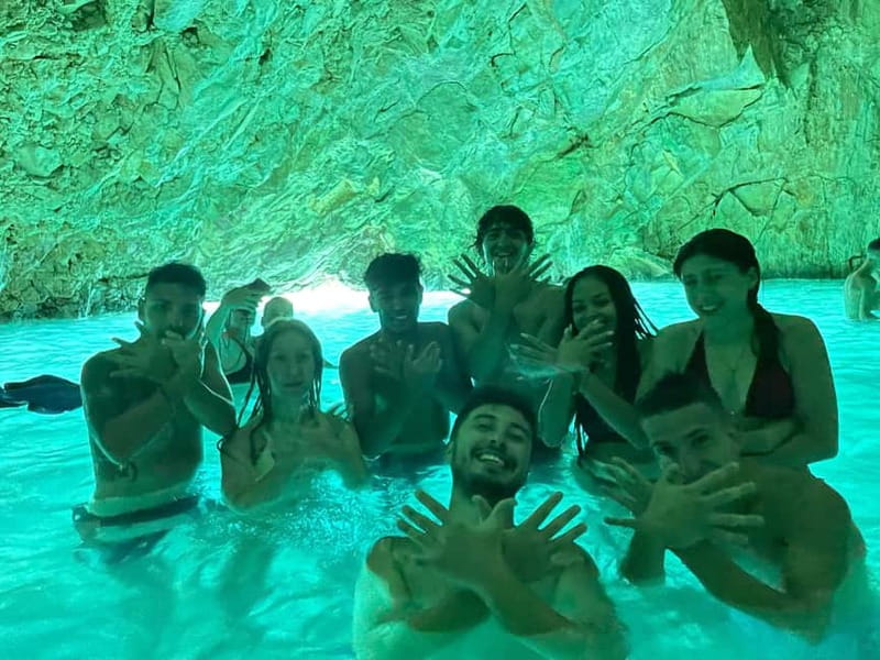 Secret Blue Cave & Grama Bay - Speed Boat Tour - Bristani Bay and the quick coastal stops