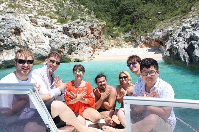 Small Group Speedboat Adventure Trip to Grama Bay - Entering Haxhi Ali Cave after the first 40 minutes