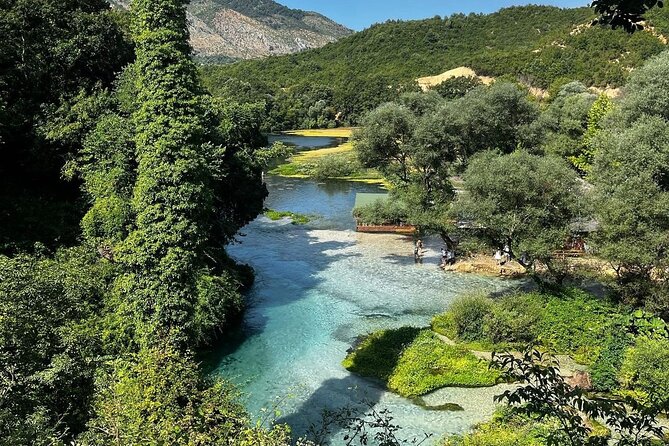 Special Tour "Wine Tasting - Blue Eye and Lekursi Castle" - The Blue Eye, a spring with a strange blue center