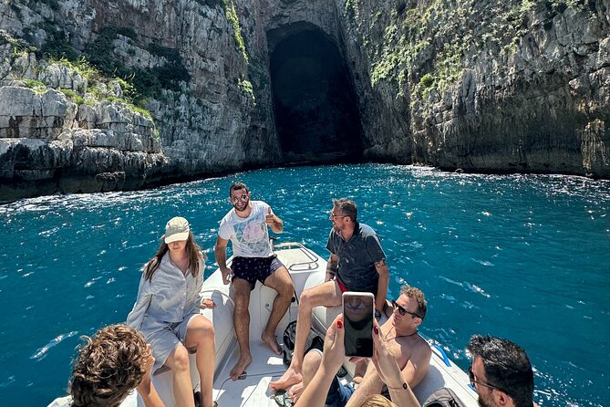 Speed Boat Trip to Karaburun, Haxhi Ali Cave and Sazan Island - Sazan Island: beach time beside a former military base