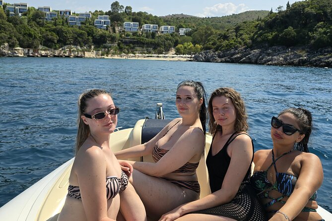 Speedboat Tour Swimming Snorkeling in Pigeon Cave Mirror Beach - The Five Islands of Ksamil set the pace