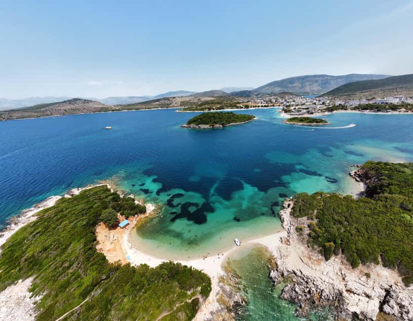 Sunset Sailing to Ksamil Islands with Fruits and Drinks - Starting at Boat Tours Santiago