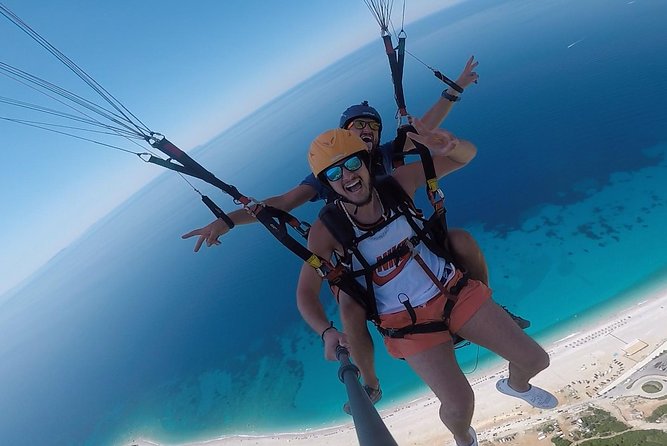 Tandem Paraglading Logara Drimades/Palase Albania - Flying from Llogara to Palase
