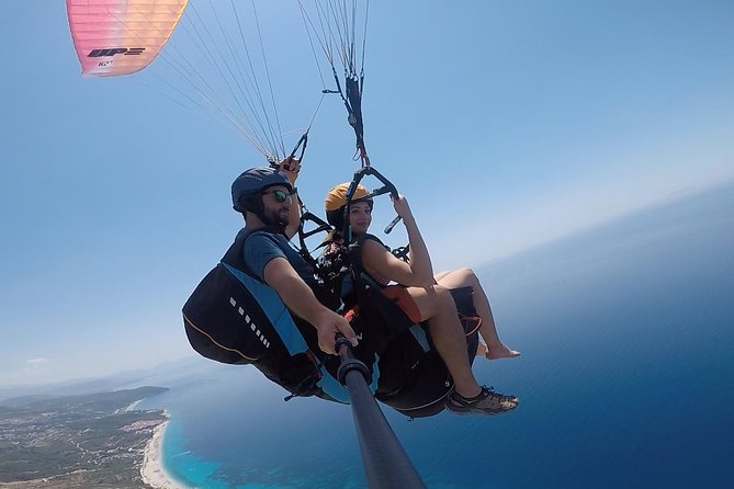 Tandem Paraglading Logara Drimades/Palase Albania - Palase, Dhermi, and Vlore on the same outing